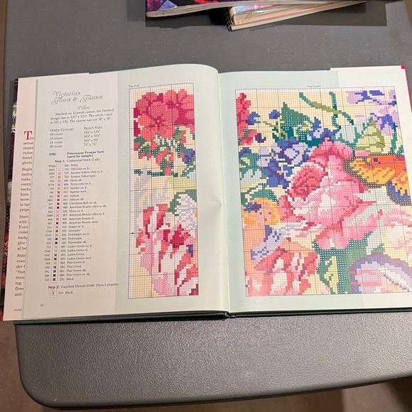 Needlepoint Book with Colorful Designs - Picture 7 of 9